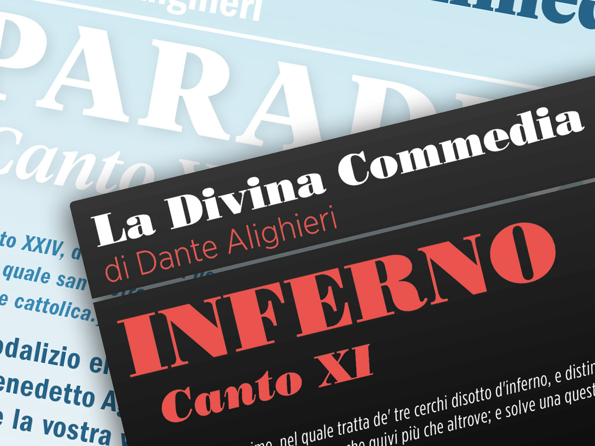 La Divina Commedia in grafica//