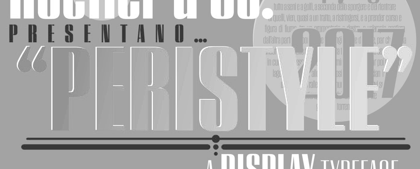 Peristyle – Hoefler & Co. – a DISPLAY typeface
